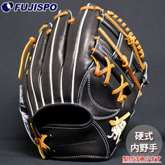 野球 和牛JB 硬式グローブ 004S型 内野 JB グラブ グローブ 右投げ (JB23-004S-BLK)