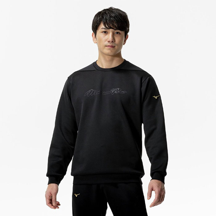 新品　野球　ミズノプロ　テックスウェット　トレーナー 野球 ミズノプロ ストレッチスウェット 丸首 mizuno トップス