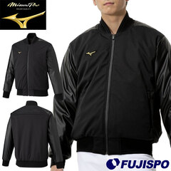 野球 ミズノプロ テックフィルブレスサーモ グラウンドコート mizuno グラコン ジャケット アウター 防寒 発熱 保温 (12JECV72)