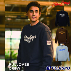 野球 ローリングス プルオーバーフリーススウェット Rawlings スウェット GROUNDRED カジュアル スポーティ メンズ (AOS15F14)