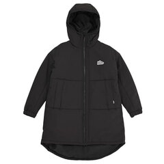 ニューバランス シューパッチ 中綿 ハーフコート NewBalance ジュニア 子供 ジャケット ミドル丈 防寒 コート (ABJ55567-BLK)
