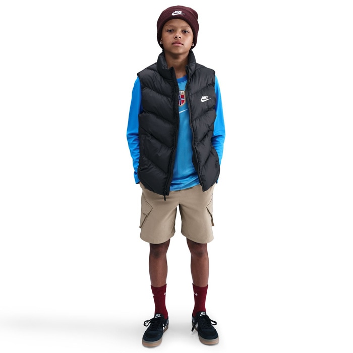 【特価】ナイキ  YTH NSW TF ADP パファー ベスト NIKE アウター 防寒 保温 トレーニング スポーツ カジュアル ジュニア キッズ 子供 (HJ2537-010)