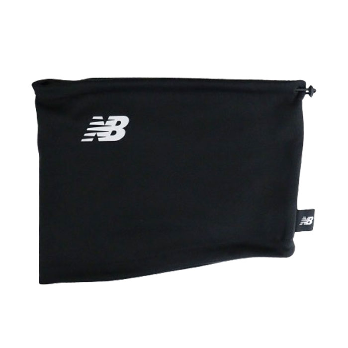 フリースネックウォーマー New Balance 防寒具 保温 暖かい アクセサリー (LAM55703-BK)