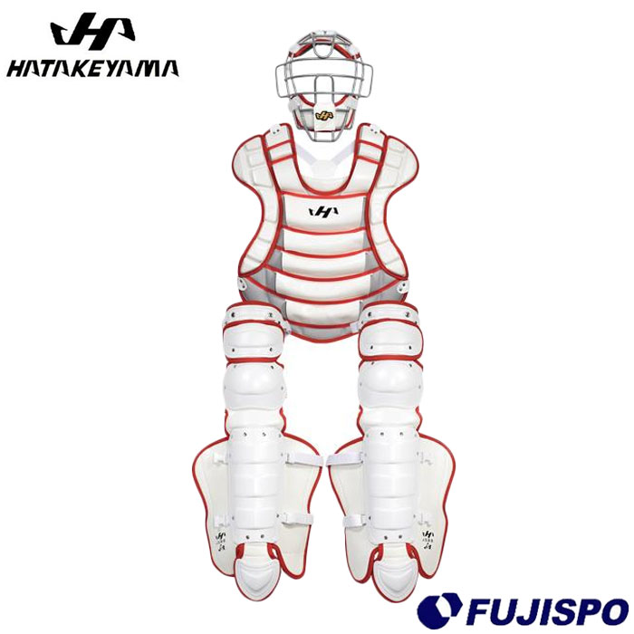 ハタケヤマ キャッチャー防具 軟式用 野球 ハタケヤマ 軟式ソフト兼用ハイクラスキャッチャーギア3点セット