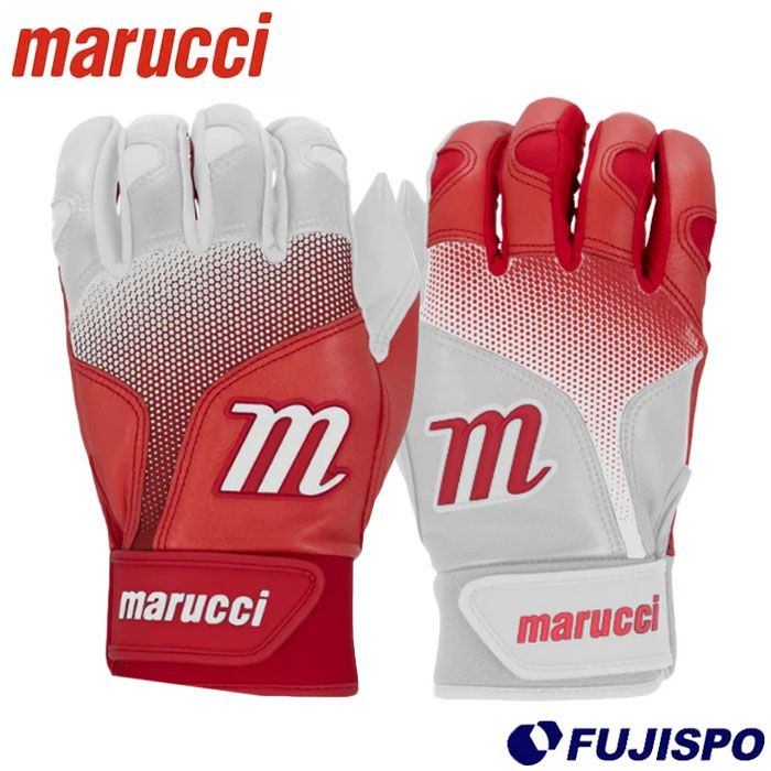 野球 マルッチ バッティンググローブ marucci バッティング手袋 大人 草野球  (MBGPWRF-W-R)