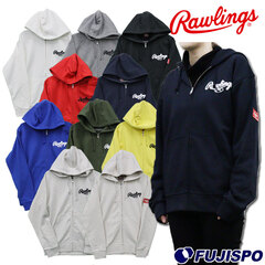 野球 ローリングス ジップパーカー Rawlings 限定 オリジナル ウェア パーカー フーディ カジュアル スポーツ メンズ レディース (AOS15F31FS)
