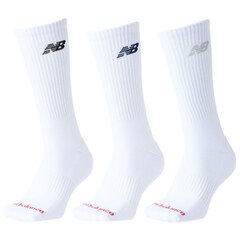 ニューバランス レギュラーレングス3Pソックス NewBalance 靴下 3足セット スポーツ カジュアル メンズ レディース (LAS55638-WT)