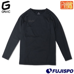 ガビック 起毛ストレッチインナー クルーネック 長袖 GAViC サッカー フットサル アンダー インナーシャツ 防寒 保温 あったか 吸汗速乾 メンズ レディース 大人 (GA8376)