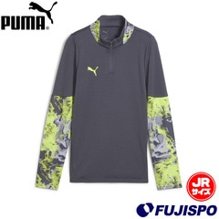 【特価】プーマ ジュニア INDIVIDUAL CUP 1/4 ジップトップ PUMA サッカー フットサル ジャージ シャツ 長袖 トレーニングウェア キッズ 子供 (660189-08)