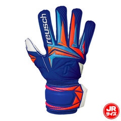 ロイシュ アトラクト アドバンス ジュニア reusch サッカー キーパーグローブ キーパー手袋 ゴールキーパー GK キッズ 子供 シャープブルー/ホワイト/ショッキングオレンジ (5662215-4126)