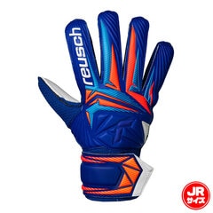 ロイシュ アトラクト ソリッド ジュニア reusch サッカー キーパーグローブ キーパー手袋 ゴールキーパー GK キッズ 子供 シャープブルー/ホワイト/ショッキングオレンジ (5662515-4126)