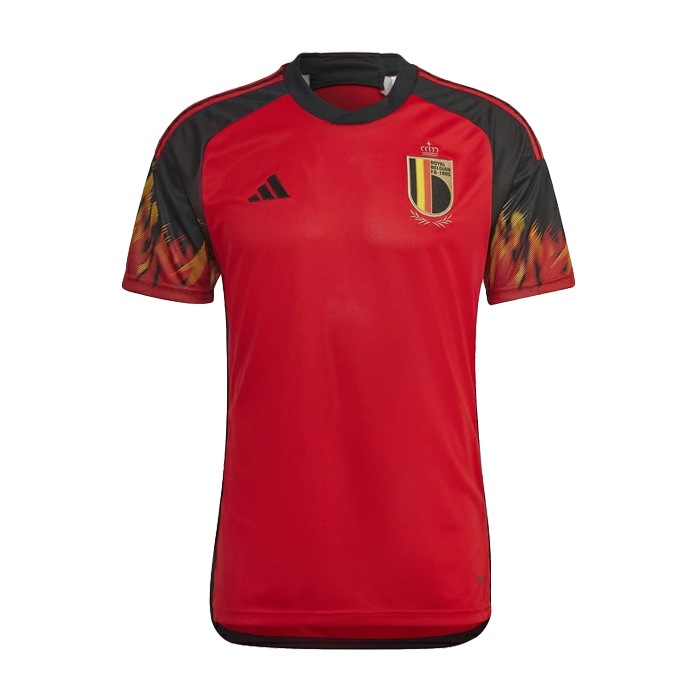 アディダス ベルギー代表 22 ホーム レプリカ ユニフォーム adidas サッカー フットサル シャツ 半袖 大人 メンズ (F6346-HD9412)