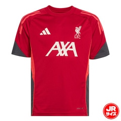 アディダス キッズ リバプールFC  コンペティション トレーニングジャージー adidas サッカー フットサル シャツ 半袖 トレーニングウェア プラクティスシャツ クラブチーム ジュニア 子供 (JZN14-KB1468)