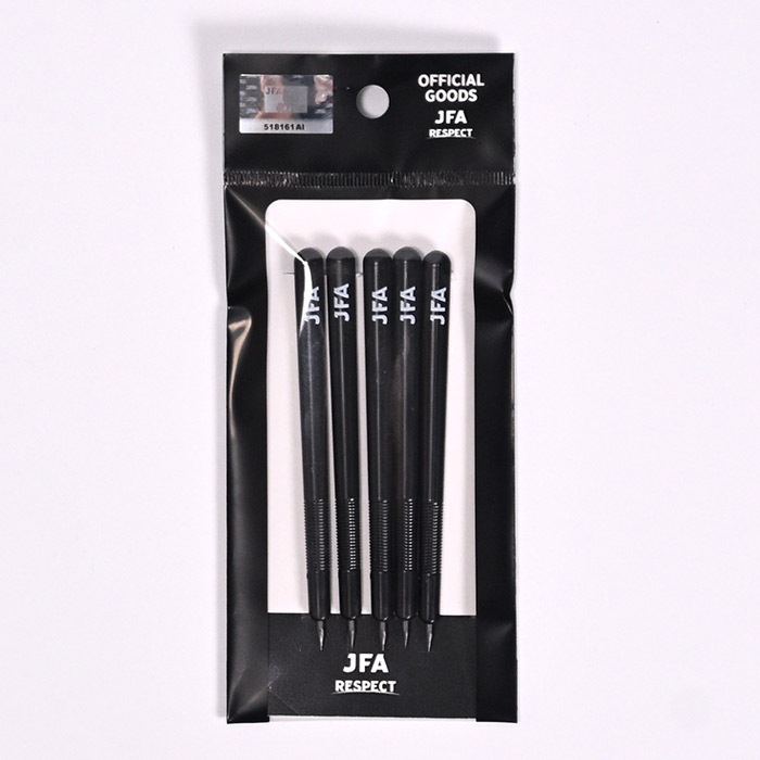 JFA レフェリーペン 5本セット レフェリー レフリー 審判用品 サッカー日本代表 オフィシャルグッズ (JO483)