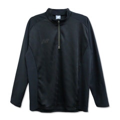 ニューバランス ストレッチニットハーフジップトップ NewBalance サッカー フットサル ジャージ 長袖 トレーニングウェア 大人 メンズ (MT61R45L-BK)