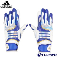 野球 adidas 61 バッティンググラブ JUNIOR adidas バッティング手袋 バッティンググローブ 両手 子供 キッズ　ジュニア (LBG905-2382)