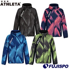 アスレタ ストレッチトレーニングJK ATHLETA サッカー フットサル ジャケット トレーニングウェア 防風 撥水 大人 メンズ (04181)