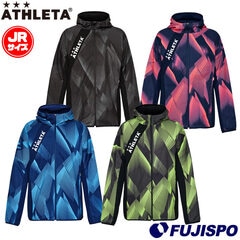 アスレタ JrストレッチトレーニングJK ATHLETA サッカー フットサル ジャケット トレーニングウェア 防風 撥水 ジュニア キッズ 子供 (04181J)