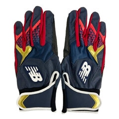 野球 ニューバランス バッティング手袋 NewBalance バッティンググラブ バッティンググローブ 両手 一般 大人 (LAG45604-NRG)