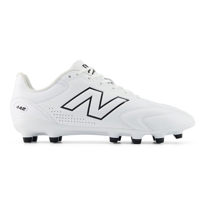 ニューバランス 442 Team HG/AG V3 NewBalance サッカースパイク シューズ 土 人工芝 天然芝 大人 スーパーワイド WHITE (U43H7CX4E)