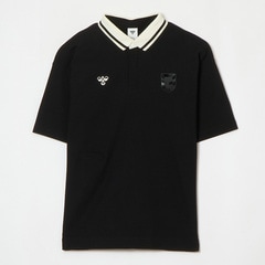 ガンバ大阪×hummel 2026 ポロシャツ ヒュンメル サッカー シャツ 半袖 吸汗速乾 UVカット スポーツ カジュアル 大人 メンズ (HAP3067GO-90)