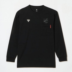 ガンバ大阪×hummel 2026 長袖Tシャツ ヒュンメル サッカー シャツ ロンT 吸汗速乾 UVカット スポーツ カジュアル 大人 メンズ (HAP7242GO-90)