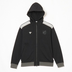 ガンバ大阪×hummel 2026 スウェットフルジップジャケット ヒュンメル サッカー パーカー 長袖 吸汗速乾 UVカット スポーツ カジュアル 大人 メンズ (HAP8306GO-90)