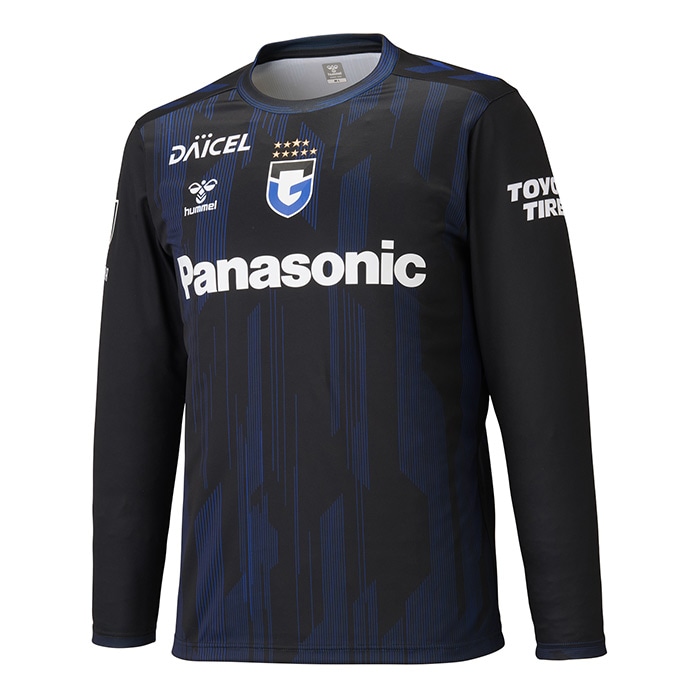 ヒュンメル J1百年構想リーグ ガンバ大阪 2026 レプリカ長袖ユニフォームシャツ FP1st hummel サッカー レプリカ シャツ 大人 Jリーグ クラブチーム (HAG2070GOR-90)