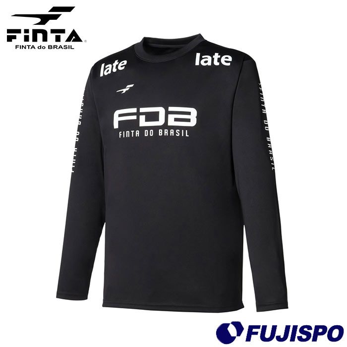 フィンタ プルオーバー アクティブトップ FINTA サッカー フットサル プラクティスシャツ プラシャツ 長袖 トレーニングウェア 大人 (F03)