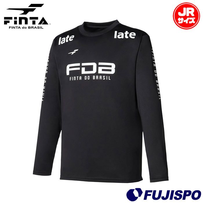 フィンタ ジュニア プルオーバー アクティブトップ FINTA サッカー フットサル プラクティスシャツ プラシャツ 長袖 トレーニングウェア キッズ 子供 (F03J)