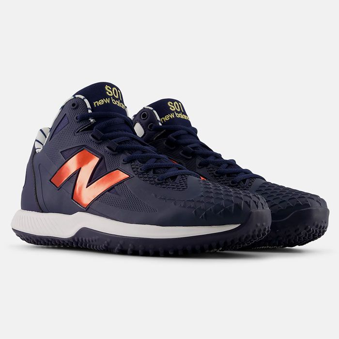 野球 ニューバランス ターフシューズ OHTANI TURF V1 2E NewBalance ターフシューズ トレーニングシューズ 限定 大谷翔平モデル NAVY/RED (MSHO1LC2E)