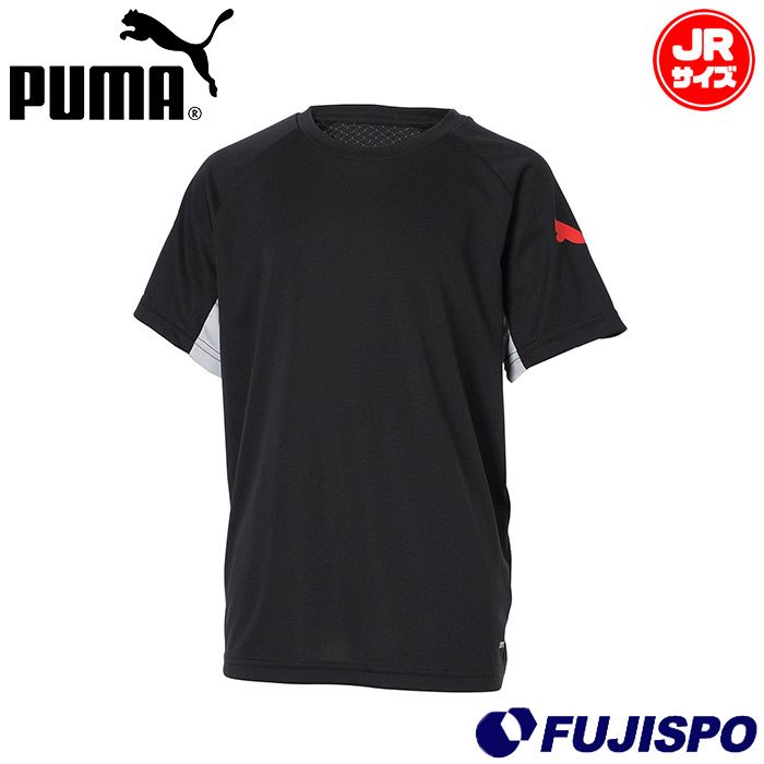 プーマ INDIVILIGA SSシャツ JR PUMA サッカー フットサル プラクティスシャツ プラシャツ Tシャツ 半袖 トレーニングウェア ジュニア キッズ 子供 (660961-01)