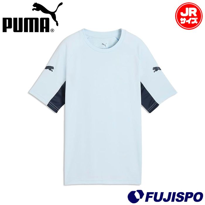 プーマ INDIVILIGA SSシャツ JR PUMA サッカー フットサル プラクティスシャツ プラシャツ Tシャツ 半袖 トレーニングウェア ジュニア キッズ 子供 (660961-02)