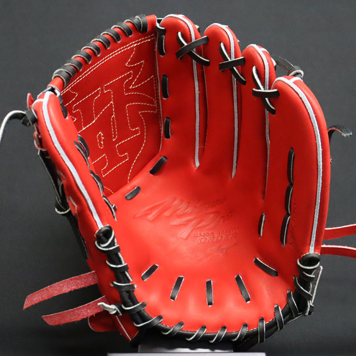 つっとんさん専用 ミズノプロオーダー硬式野球　外野手用グローブ 赤 野球 ミズノ 硬式グローブ 硬式 グローブ ミズノプロ オーダーグラブ