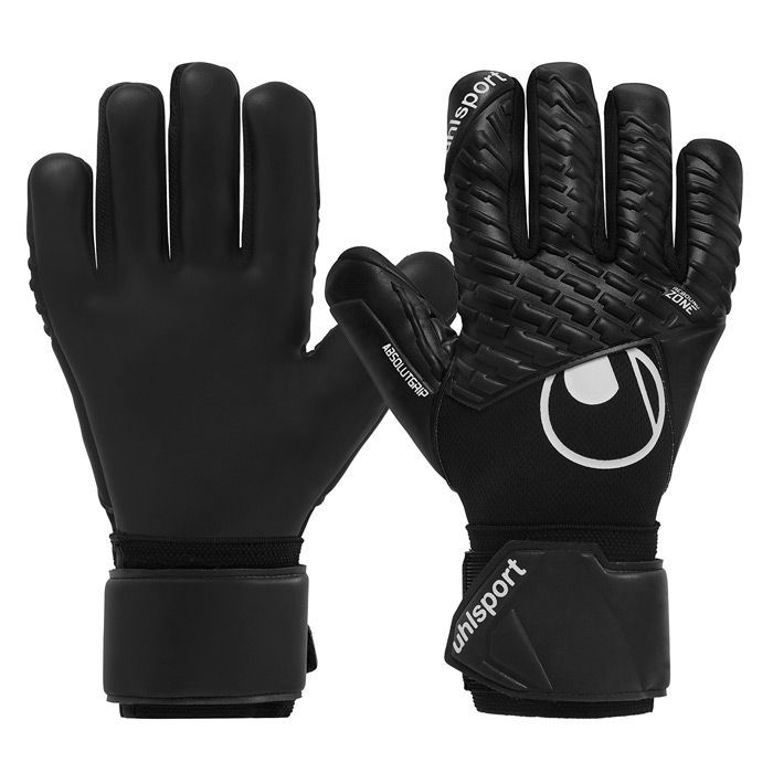 ウールシュポルト ファングマシーネ コンフォート アブソルートグリップ ハーフネガティブ uhlsport サッカー キーパーグローブ キーパー手袋 ゴールキーパー GK ブラック (1011430-01)