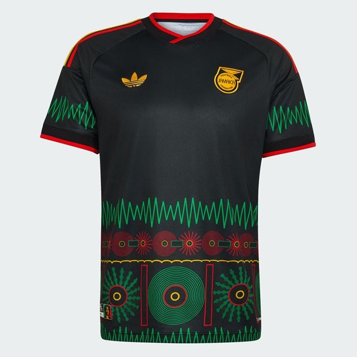 アディダス サッカー ジャマイカ代表 26×ボブ・マーリー アウェイ レプリカ ユニフォーム adidas シャツ 半袖 大人 メンズ レディース (E5612)