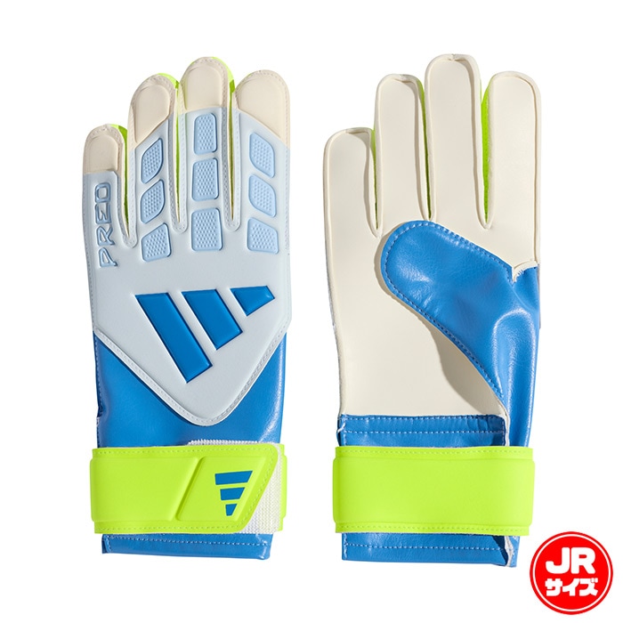 アディダス プレデター ゴールキーパーグローブ トレーニング ジュニア adidas サッカー キーパー手袋 GK キッズ 子供 レイブルー/クリスタルスカイ/ソーラーイエロー (MCC43-KA7793)