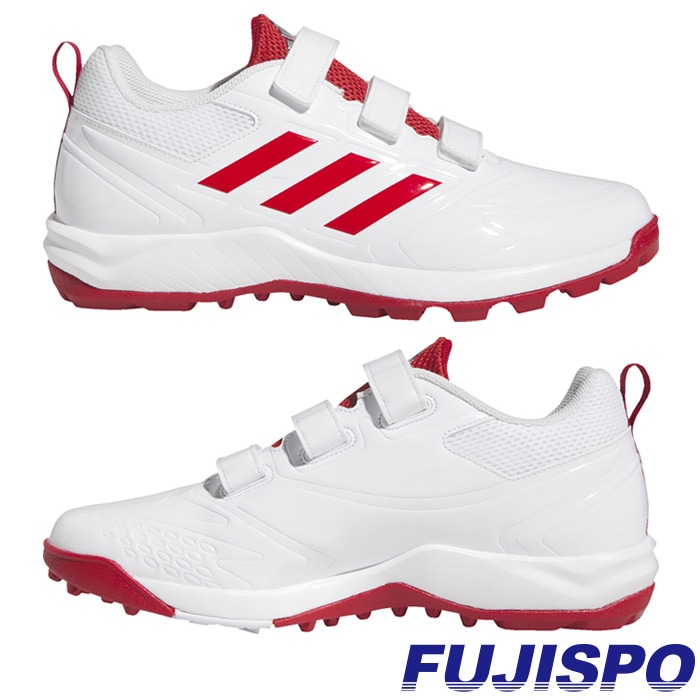 野球 アディダス ジャパン トレーナーAC adidas シューズ トレーニングシューズ トレシュー ランニング スポーツ 靴 ベルト式 メンズ フットウェアホワイト×シルバーメタリック×チームパワーレッド (GW1930)