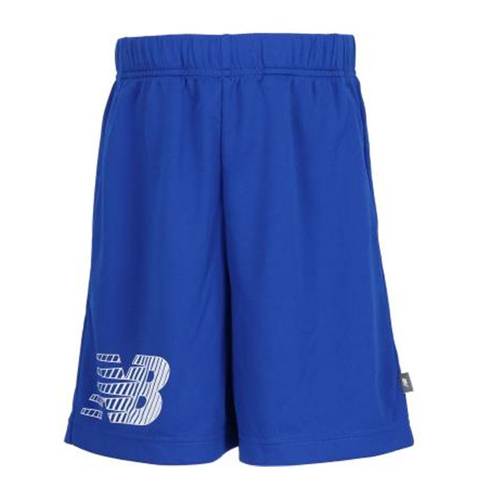 野球 ニューバランス ポリエステルビッグロゴショーツ NewBalance ウェア ハーフパンツ こども ジュニア ビッグロゴ スポーツ ショートパンツ 短パン (YB6137ZY-TRY)