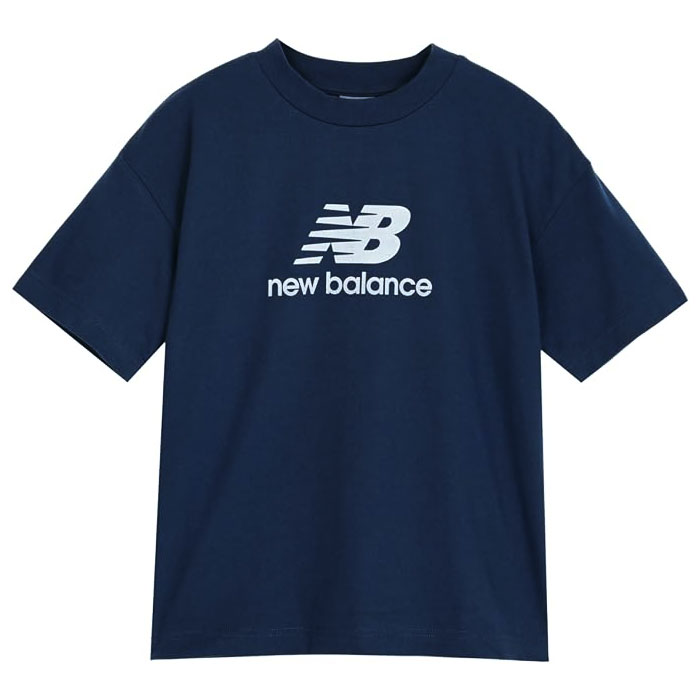 野球 ニューバランス スタックドロゴショートスリーブシャツ NewBalance ウェア Ｔシャツ 半袖 こども ジュニア ショートスリーブ スポーツ トレーニング (YT6124DN-NNY)
