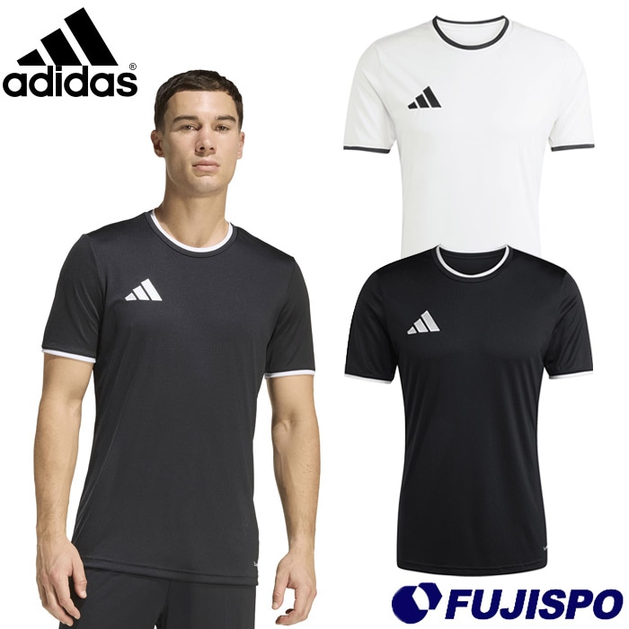 アディダス エントラーダ 26 ジャージ adidas サッカー フットサル ゲームシャツ プラクティスシャツ プラシャツ 半袖 トレーニングウェア 大人 メンズ (EA665)