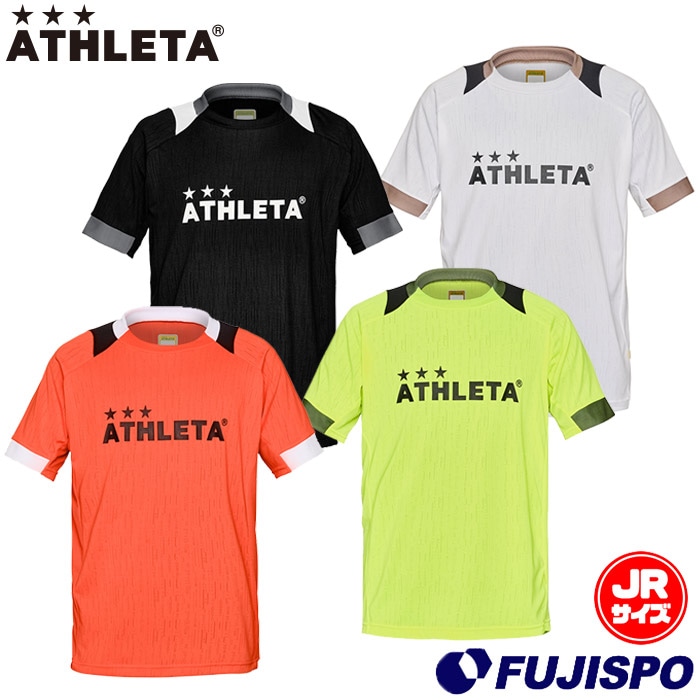 アスレタ Jrプラクティスシャツ ATHLETA サッカー フットサル シャツ プラシャツ 半袖 トレーニングウェア ジュニア キッズ 子供 (02436J)