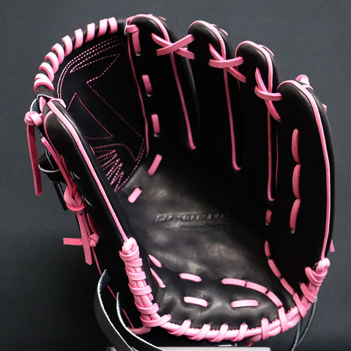 Special Order Made SSK軟式内野手グローブ ピンク/黒 野球 エスエスケイ 軟式グローブ プロエッジ オーダーグラブ 714型 SSK