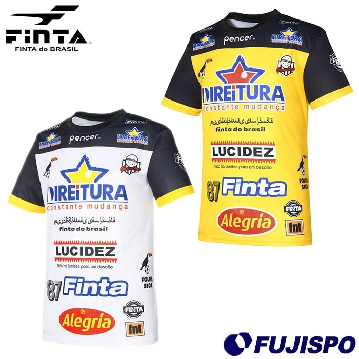 【特価】フィンタ レコルダーレ プラクティスシャツ FINTA サッカー フットサル シャツ プラシャツ 半袖 トレーニングウェア 大人 (FT4605)
