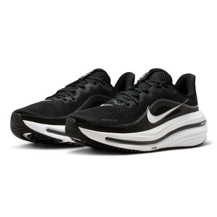 野球 ナイキ ランニングシューズ エア ウィンフロー12 NIKE ランニング トレーニング スポーツ 大人 メンズ ブラック/ホワイト/スモークグレー (HV9272-002)