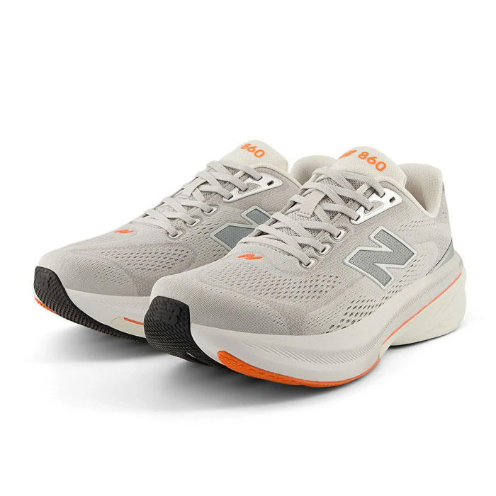 野球 ニューバランス ランニングシューズ Fresh Foam X 860 v15 NewBalance ランニング トレーニング スポーツ 大人 メンズ GRAY/ORANGE (M8605OQ2E)