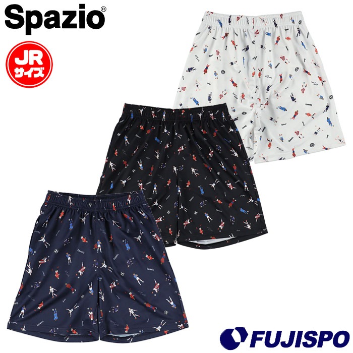 スパッツィオ Jr.レジェンド総柄プラパン2 Spazio サッカー フットサル プラクティスパンツ トレーニングウェア 接触冷感 ジュニア キッズ 子供 (GE1159)