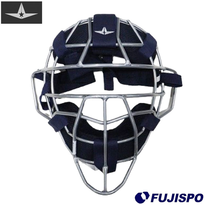 野球 オールスター 軟式捕手用マスク ALL-STAR 軟式野球 防具 キャッチャー 捕手 (FM40RS-NVY)