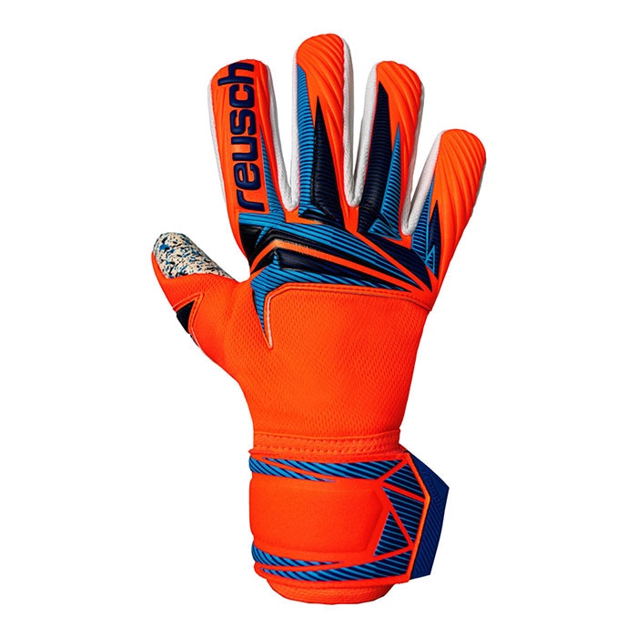 ロイシュ アトラクト フュージョン NC reusch サッカー キーパーグローブ キーパー手袋 ゴールキーパー GK ショッキングオレンジ/ブルー (5670005-2290)