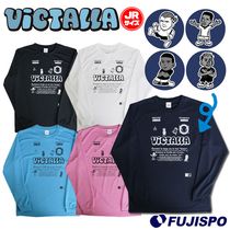 ヴィクターリャ Victalla ジュニア長袖プラシャツ nuevas estrellas 2026モデル サッカー フットサル ウェア プラクティスシャツ ゲームシャツ 長袖 スポーツ 練習着 こども キッズ (VCJ007LS)